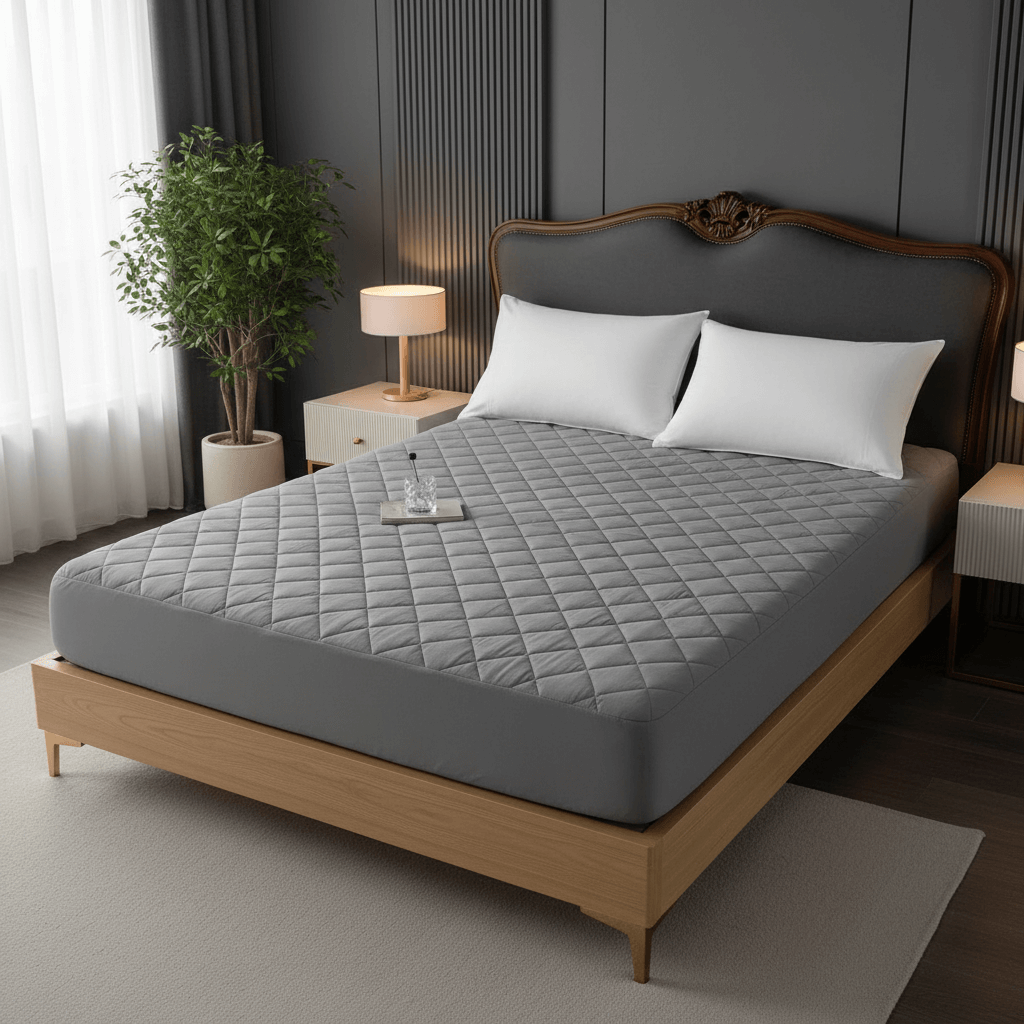 Premium Waterproof Mattress Protector – Noiseless Breathable