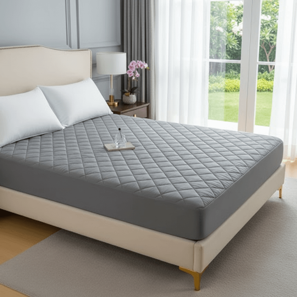 Premium Waterproof Mattress Protector – Noiseless Breathable