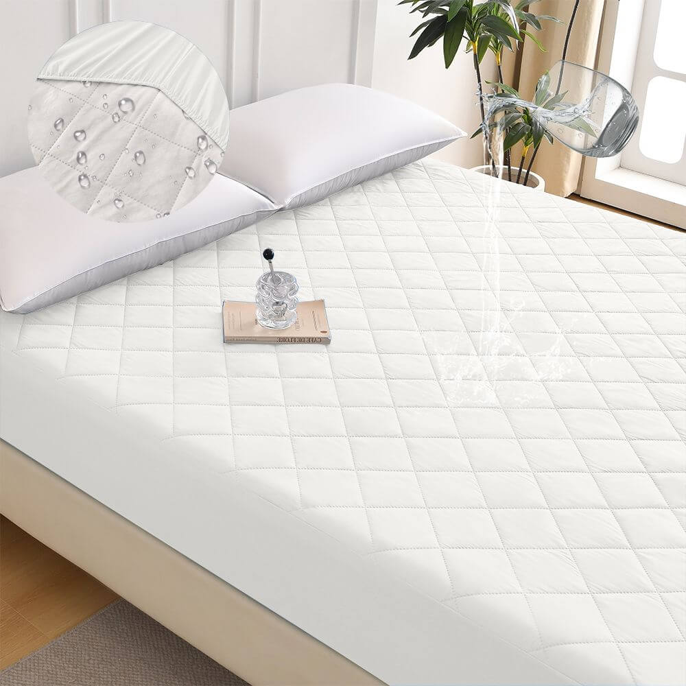 Premium Waterproof Mattress Protector – Noiseless Comfort